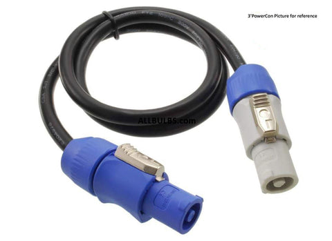 10' EXT. CABLE - 12/3 SJOOW CABLE & HUBBELL 15A EDISON CONNECTORS - X10SB15-H(12/3SJO)