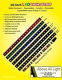 LED Strip  20"   WHITE LS-ST-20in-WH