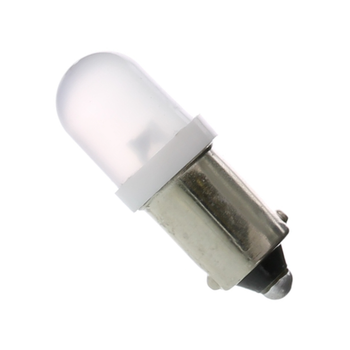 6V-28V BA9S LED YELLOW 1-CHIP DOME - 1MB-Y-28
