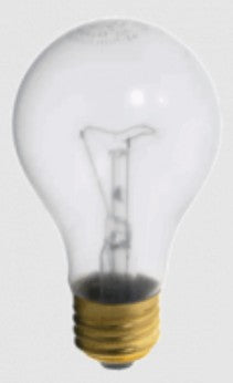 100 A99 CL SS 130V CLEAR - D. 26661A  A19 Shatter Shield