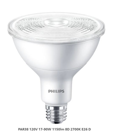 17Par38/ExpertColor Retail/F40/930/DIM Philips 47101-1 Par38 Screw-in LED