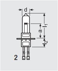 6.6A 64342 HLX-C 100-15 PK30D Osram 59074 J1/80 JF 6.6A 100W-5-MC PK30D 62408-KLS 