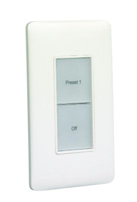 E1002-5 Echo Inspire 2-button station WH - 7186A1002-5