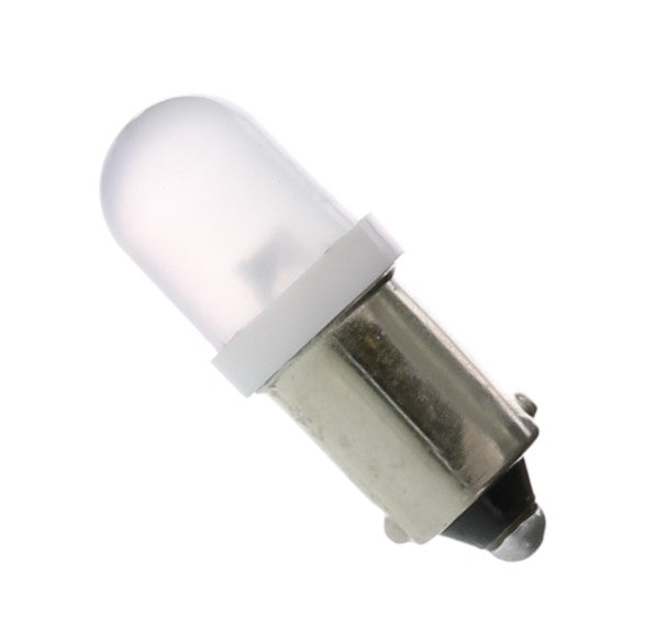 6V-28V BA9s LED WHITE 1 CHIP DOME - 1MB-W-28