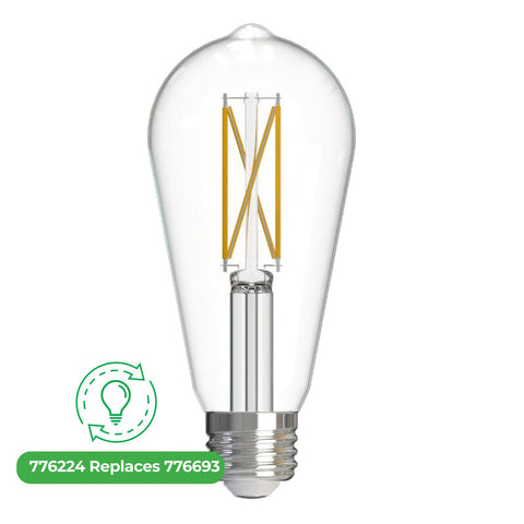 LED7ST18/30K/FIL/D/B/2 - Bulbrite 776224