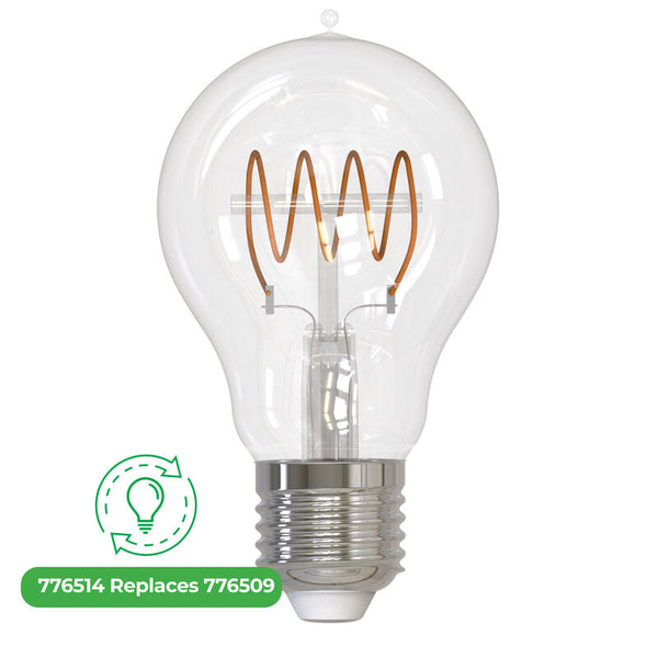 LED4A19/21K/FIL-NOS/CURV/LOOP Bulbrite 776514