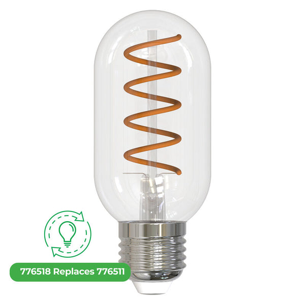 LED4T14/21K/FIL-NOS/CURV/SPIRAL Bulbrite 776518