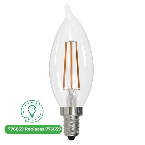 LED4CA10/27K/FIL/3 Bulbrite 776859