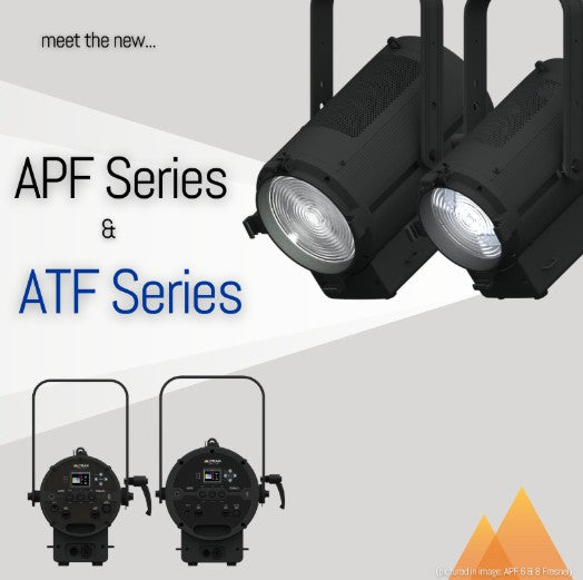 ATF Theatre Fresnels-White-Mains or DMX Dimmable - Altman ATF8-5K-B