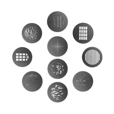 Aputure Spotlight Max 10-Piece Gobo Kit (Size A) - APUTURE APXF043A38