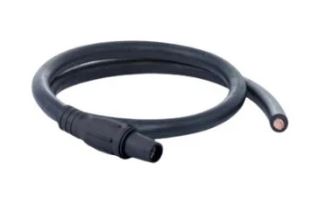 2 AWG Cam PIGTAIL Female -  05' - BLACK - X05-2CAM-BK-F