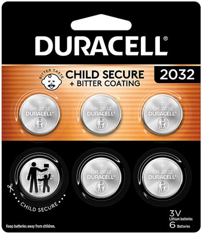 CR-2032 - Procell Lithium Coin 2032, 3V - PC2032 Duracell