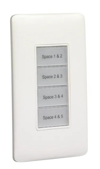 E1004-5 Echo Inspire 4-button station WH - 7186A1004-5