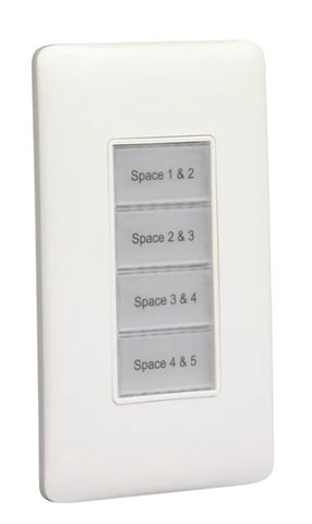 E1004-5 Echo Inspire 4-button station WH - 7186A1004-5