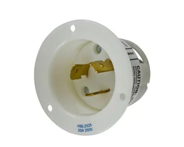 L6-20 FLANGED INLET White HUBBELL - HBL2325