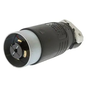 Hubbellock Male Plug Non-NEMA 30A 600V AC 20A 250V DC 4P 5W - WHITE - HBL25415B