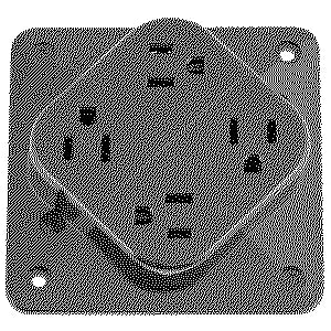 15A 4-IN-1 Receptacle - GREY - HUBBELL HBL415GY
