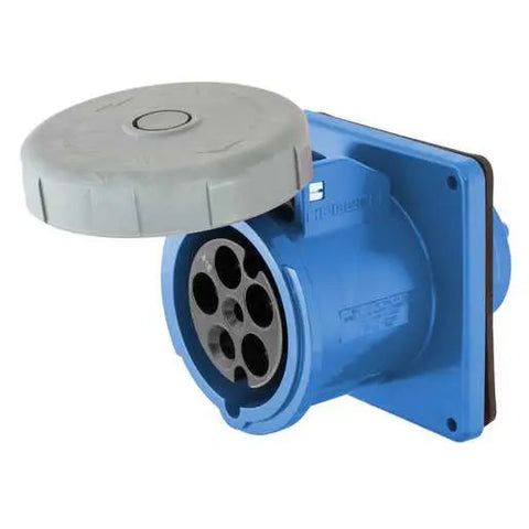 IEC Pin Sleeve Female Receptacle 30A 3-Phase Wye 120/208V AC Watertight - HBL530R9W