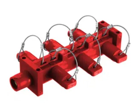 HBL7DBR HUBBELL SINGLE POLE DISTRIBUTION BLOCK - RED