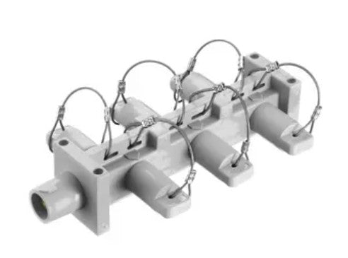 Single Pole DISTRIBUTION BLOCK - WHITE HUBBELL HBL7DBW