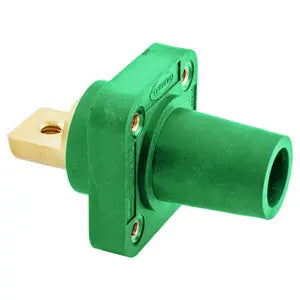 FEMALE BUS Receptacle 300/400A 600V AC/DC - GREEN - HUBBELL HBLFRBGN