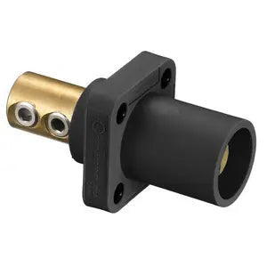 Single Pole Male Receptacle 300/400A 600V Set Screw - BLK - HUBBELL HBLMRBK 