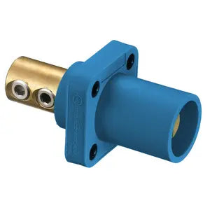 Single Pole Male Receptacle 300/400A 600V Set Screw - BLUE - HUBBELL HBLMRBL 