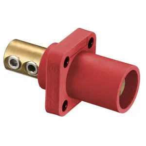 Single Pole Male Receptacle 300/400A 600V Set Screw - RED - HUBBELL HBLMRR 