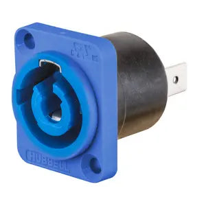 HBLPMIBL HUBBELL - Insul-Lock Inline Connectors 25A Panel Mount - BLUE