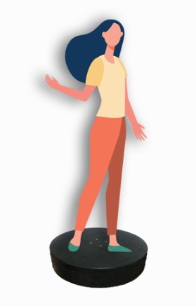 HM-800 TURNTABLE 2 RPM w/ outlet - Human Model (or) Mannequin