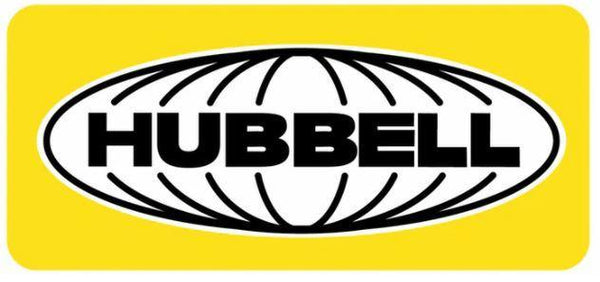 HUBBELL Receptacles, Duplex, Industrial Grade, 2-Pole 3-Wire Grounding, 20A 125V, 5-20R, BROWN