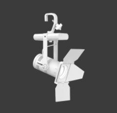 IRWLZ-3090-120-P-DMX-1 Irideon WLZ 120v Portable 3K  90+ CRI DMX WH - 7192A1020-1