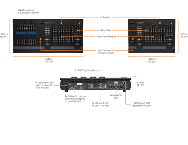 ION XE 12K-US Ion Xe Console 12,288 outs - ETC 4311A1012-US