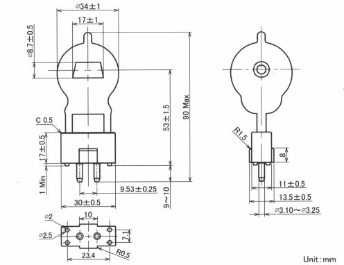 JID 120V 1200w GYX9.5 - KLS Lamp