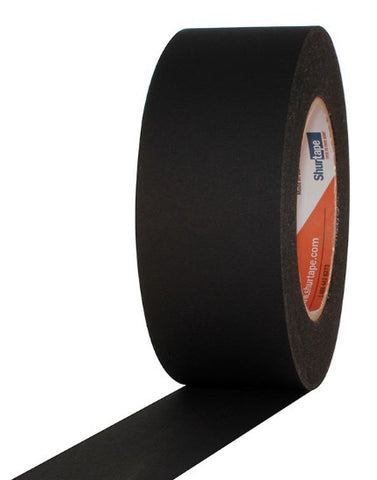 P743 BLACK Matte Paper Photographic Masking Tape 2" x 60yd - Shurtape