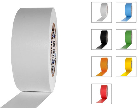 PART1W - WHITE Pro Console Premium Flatback Paper Tape 1" x 60yd - PRO TAPES 001UPCC160MWHT