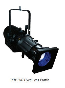 PHX1.5 LED Profile Engine + Shutter Assembly - RGBL LED Array - Black - Altman PHX1.5-RGBL-SCA-B