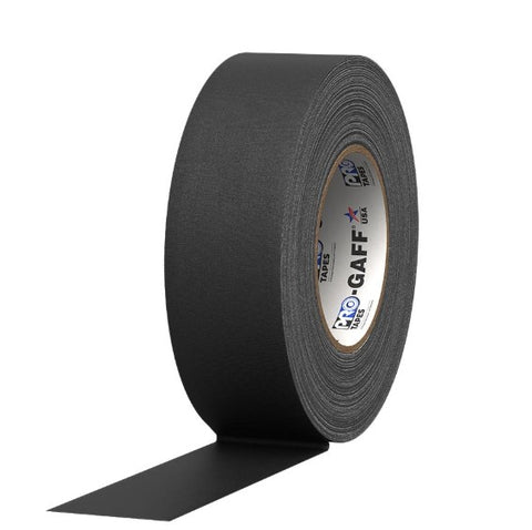 PG2BLK - BLACK  PRO Gaff  2" 55yd - PRO TAPES 001UPCG255MBLA