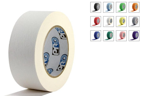 Pro 46 WHITE Crepe Paper Masking Tape 2" x 60yd - Protapes 840178005823