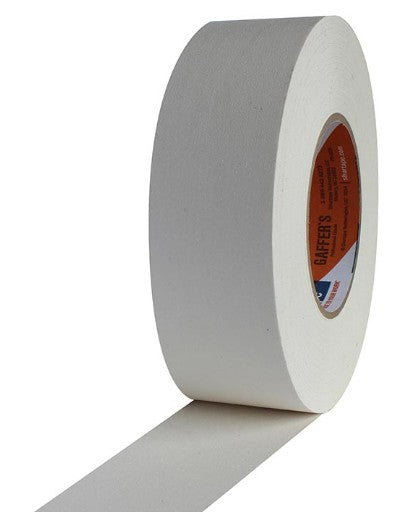 P672 WHITE Professional Grade Gaff Tape 2" x 50yd - Shurtape