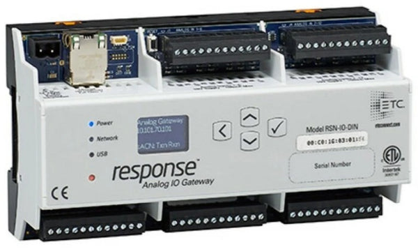 RSN-IO-RM - Response Analog IO Gateway, Rack-mount - ETC 4267A1016