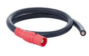 2 AWG Cam PIGTAIL Male - 05' - RED - X05-2CAM-R-M