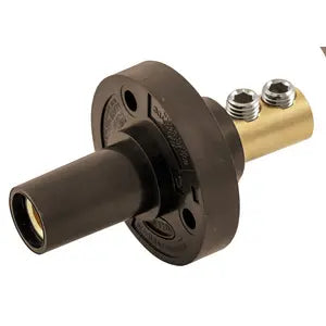 Single Pole Female Receptacle Dbl SET Scr Term. 150A - BROWN - HBL15FRBN