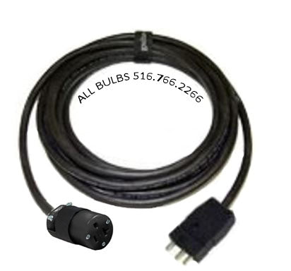 STAGE PIN 20A M to 5-20R Edison F SO12 ADAPTER - 3' to 200' ft