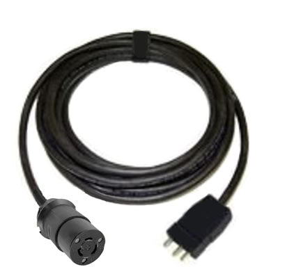 STAGE PIN 20A M to L5-20R Twist-Lock F SO12 ADAPTER - 3' to 200' ft