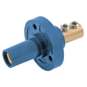 SINGLE POLE FEMALE Receptacle DOUBLE SET Screw 150A BLUE - HUBBELL HBL15FRBL&nbsp;