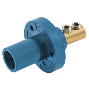 Single Pole Male INLET Dbl SET Term. 150A BLUE - HBL15MRBL