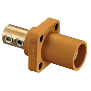 Single Pole Male Receptacle 300/400A 600V Set Screw - ORANGE - HUBBELL HBLMRO 