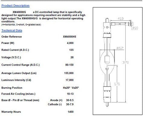 XM4000HS/R ASL - 4000HS/R