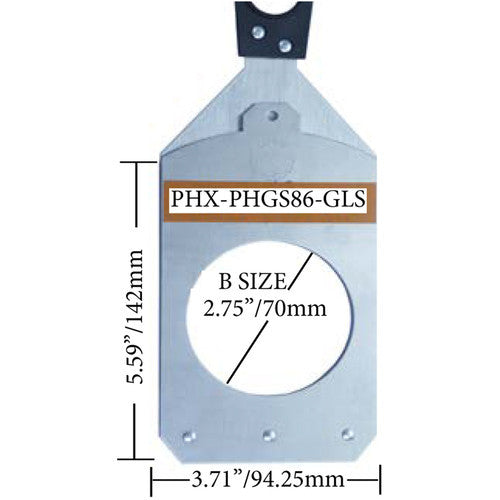 PHX Pattern Holder-86MM OD Glass Patterns (Gobo Slot) - B Size: 5-50 Fixed - Altman PHX-PHGS86-GLS